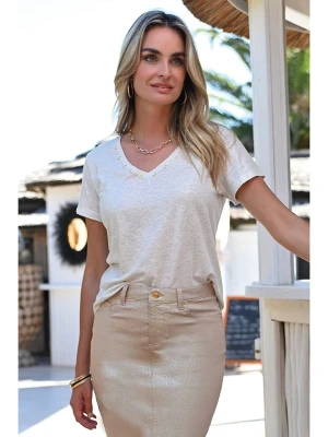 Bleu d'Azur Koszulka "Maxou" w kolorze białym rozmiar: 52