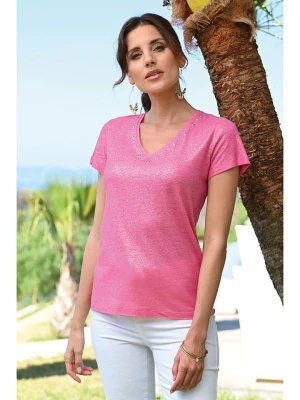 Bleu d'Azur Koszulka "Maxou" w kolorze różowym rozmiar: 40