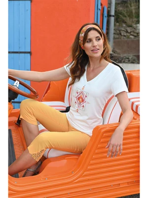 Bleu d'Azur Koszulka "Maya" w kolorze białym rozmiar: 48