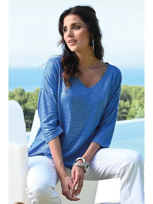 Bleu d'Azur Koszulka "Minaur" w kolorze niebieskim rozmiar: 32/34