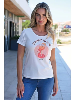 Bleu d'Azur Koszulka "Spritz" w kolorze białym rozmiar: 38