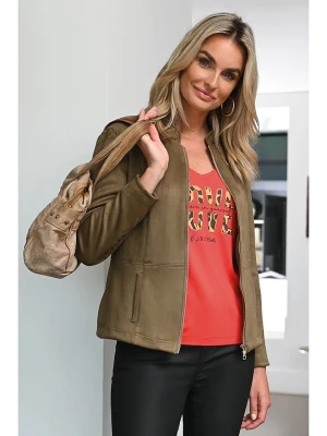 Bleu d'Azur Kurtka przejściowa "Zambie" w kolorze khaki rozmiar: 44