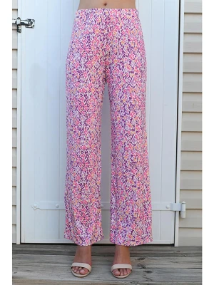 Bleu d'Azur Spodnie "Sancho" w kolorze fioletowo-różowym rozmiar: 36