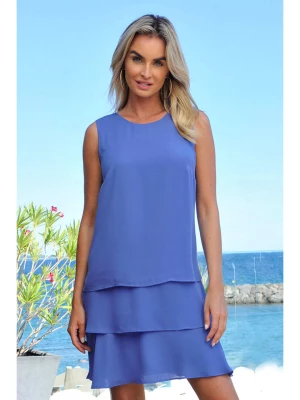 Bleu d'Azur Sukienka "Martinez" w kolorze niebieskim rozmiar: 42