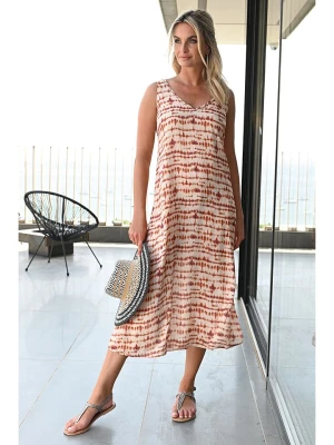 Bleu d'Azur Sukienka "Nairobi" w kolorze jasnobrązowym rozmiar: 38