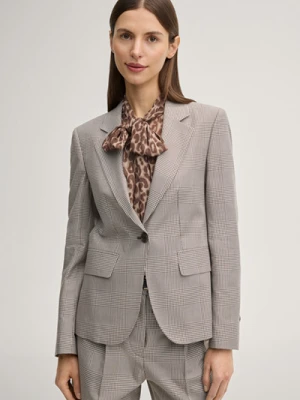 Blezer Jane w kolorze kremowo-brązowym w kratkę Joop