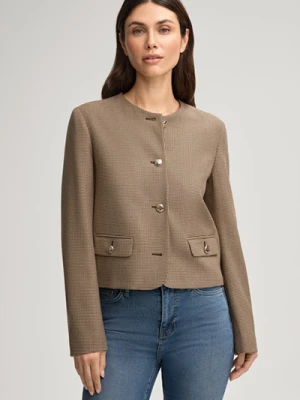 Blezer Jodi w kolorze beżowym/brązowym ze wzorem Joop