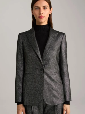 Blezer z mieszanki wełny w kolorze czarnym z efektem połysku Joop