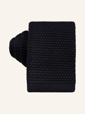 Blick Krawat Z Dzianiny Hanseat blau