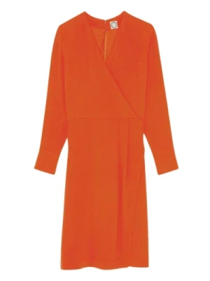 Blida pomarańczowa sukienka Ines De La Fressange Paris