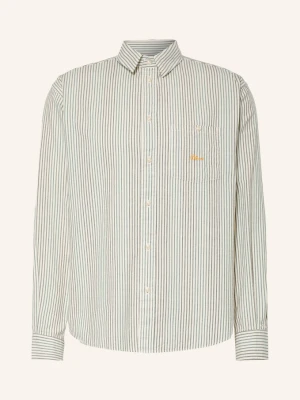 Blkvis Koszula Script Heavy Comfort Fit weiss