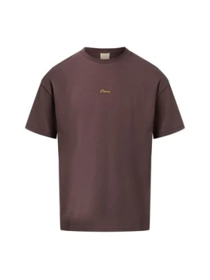 BLKVIS Koszulka męska Mężczyźni Bawełna brązowy jednolity,