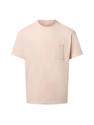 BLKVIS Koszulka męska Mężczyźni Bawełna różowy jednolity,