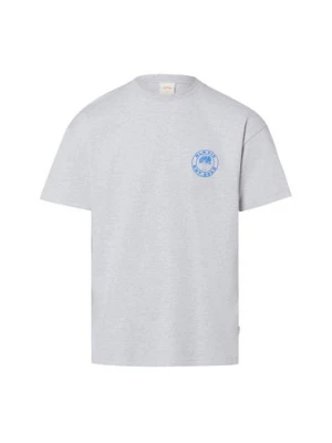 BLKVIS Koszulka męska - Źródło Mężczyźni Bawełna szary,