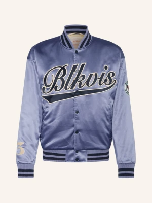 Blkvis Kurtka W Stylu College Z Satyny blau