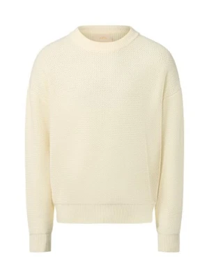 BLKVIS Męski wełniany sweter Mężczyźni żółty jednolity,