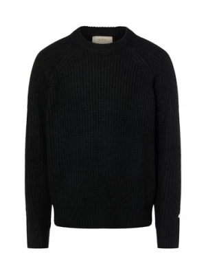 BLKVIS Sweter z zawartością wełny Mężczyźni Sztuczne włókno czarny jednolity,