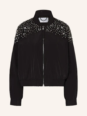 Blonde No.8 Bluzon Lex Z Ozdobnymi Kamykami schwarz