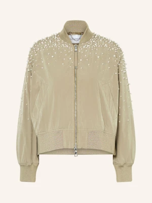 Blonde No.8 Bluzon Susa Z Ozdobnymi Perełkami gruen