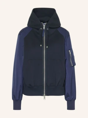 Blonde No.8 Kurtka Bine Z Mieszanki Materiałów blau