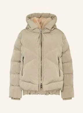 Blonde No.8 Kurtka Pikowana Snow Z Lamówką gruen