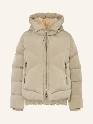 Blonde No.8 Kurtka Pikowana Snow Z Lamówką gruen