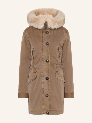 Blonde No.8 Parka Aspen Z Odpinanym Sztucznym Futrem beige Blonde No. 8