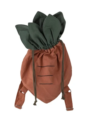 Bloomingville Plecak w kolorze pomarańczowo-zielonym - 30,5 x 44 cm - 2+ rozmiar: onesize