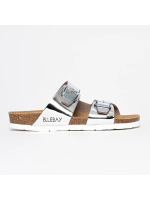 Blue Bay Klapki "Delta" w kolorze srebrnym rozmiar: 40