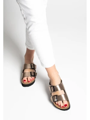 Blue Bay Klapki "Saturno" w kolorze złotym rozmiar: 39