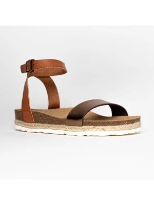 Blue Bay Sandały "Wellington" w kolorze jasnobrązowym rozmiar: 41