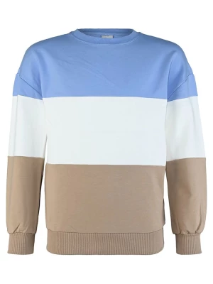 Blue Effect Bluza w kolorze błękitno-beżowo-białym rozmiar: 164