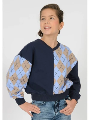 Blue Effect Bluza w kolorze granatowo-beżowym rozmiar: 152