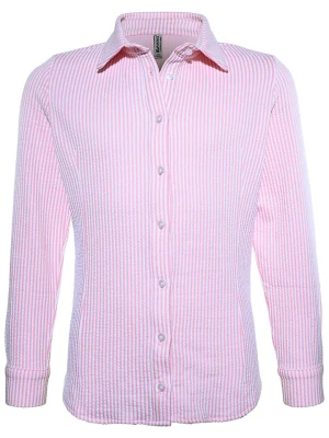 Blue Effect Bluzka w kolorze jasnoróżowo-białym rozmiar: 152