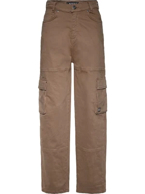 Blue Effect Bojówki w kolorze brązowym rozmiar: 134