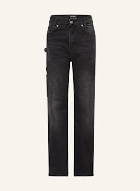 Blue Effect Jeansy Straight Worker Baggy Fit schwarz