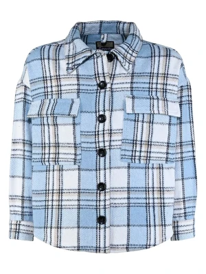 Blue Effect Koszula w kolorze biało-szaro-niebieskim rozmiar: 164