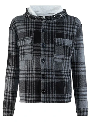 Blue Effect Kurtka koszulowa w kolorze czarno-szarym rozmiar: 128