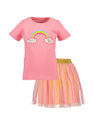 Blue Seven 2-częściowy zestaw w kolorze różowym ze wzorem rozmiar: 98