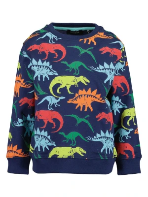 Blue Seven Bluza w kolorze granatowym ze wzorem rozmiar: 92