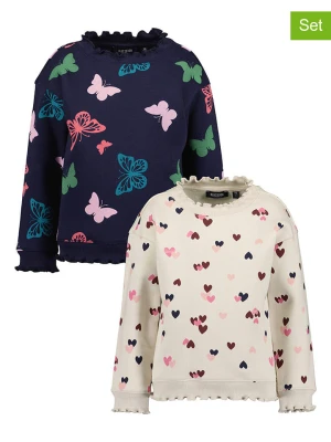 Blue Seven Bluzy (2 szt.) w kolorze granatowym rozmiar: 92