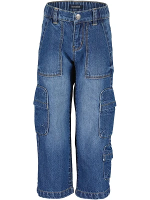 Blue Seven Bojówki - Loose Fit - w kolorze niebieskim rozmiar: 104