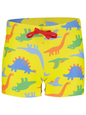 Blue Seven Kąpielówki w kolorze żółtym ze wzorem rozmiar: 92/98