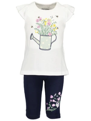 Blue Seven Komplet bluzka i legginsy 726019 X Kolorowy Slim Fit