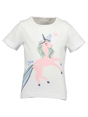 Blue Seven Koszulka w kolorze białym ze wzorem rozmiar: 98