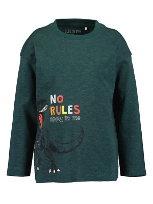 Blue Seven Koszulka w kolorze ciemnozielonym rozmiar: 116