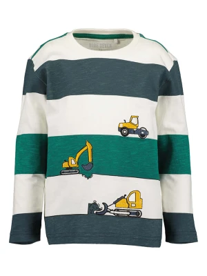 Blue Seven Koszulka w kolorze granatowo-biało-zielonym rozmiar: 116