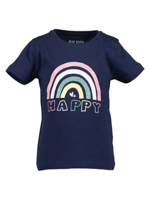 Blue Seven Koszulka w kolorze granatowym ze wzorem rozmiar: 92