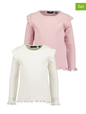 Blue Seven Koszulki (2 szt.) w kolorze jasnoróżowo-kremowym rozmiar: 116