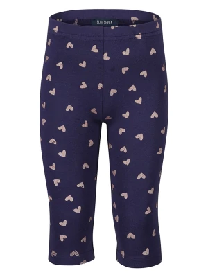 Blue Seven Legginsy w kolorze granatowym rozmiar: 98